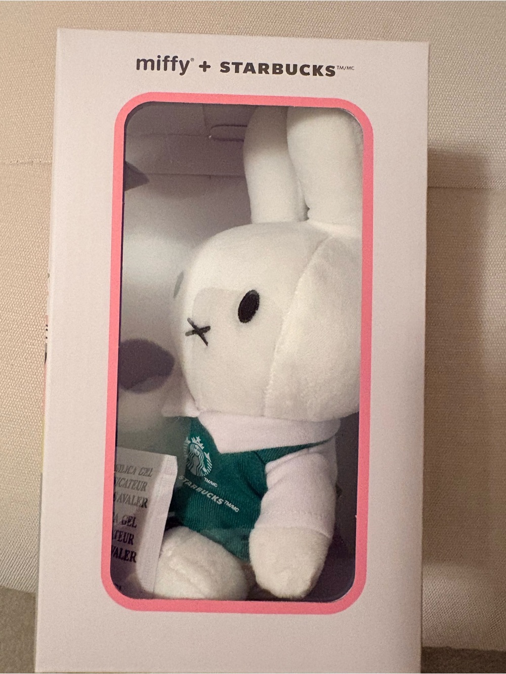 2026 Starbucks x Miffy Plush Toy - White with Green Apron